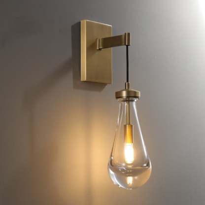 Rain Glass Wall Sconce Cord
