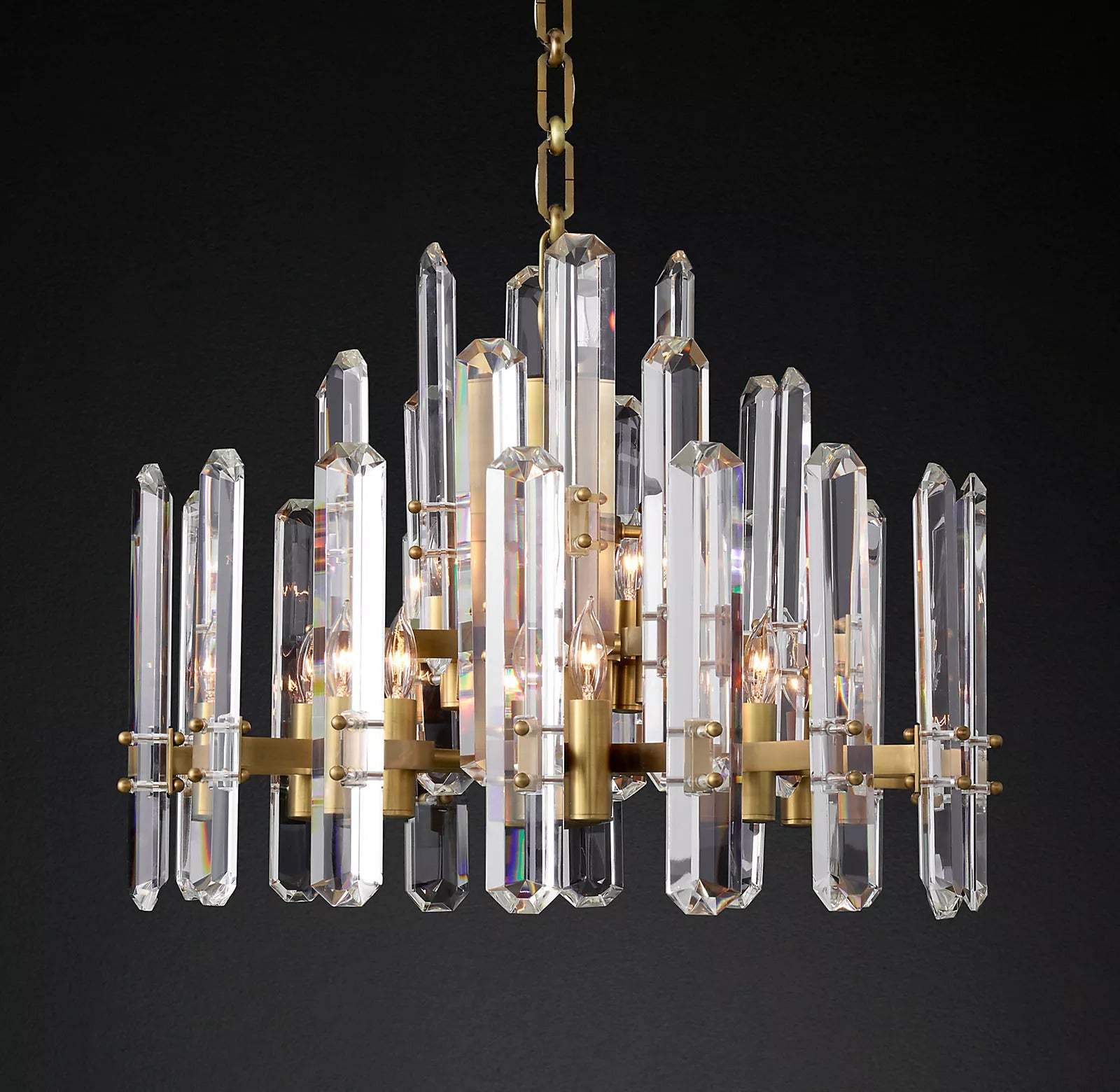 Bonningtong Crystal Round Chandelier 24"
