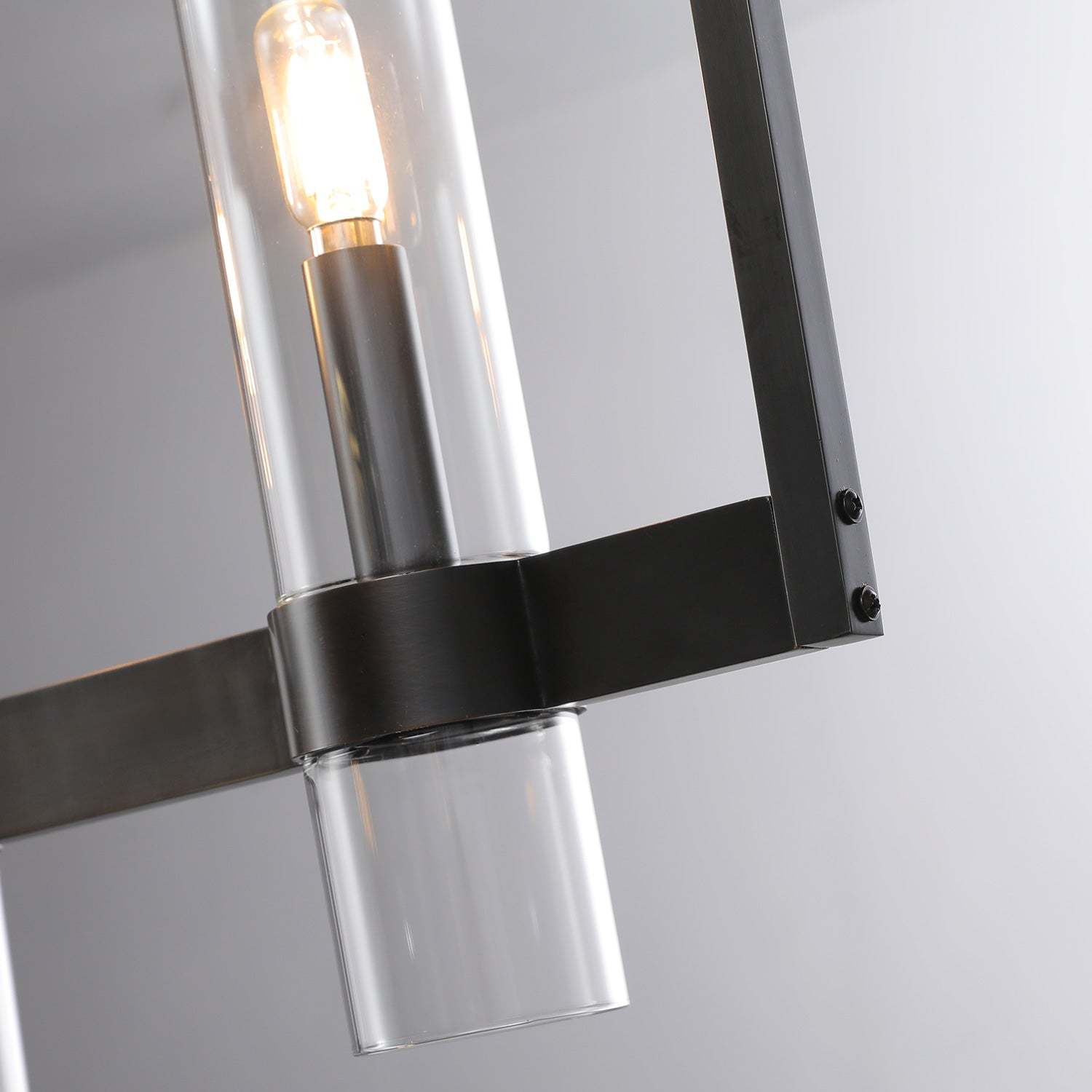 Ravalle Glass Linear Chandelier 72" L