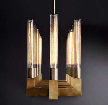 Candlestack Linear Chandelier 55"