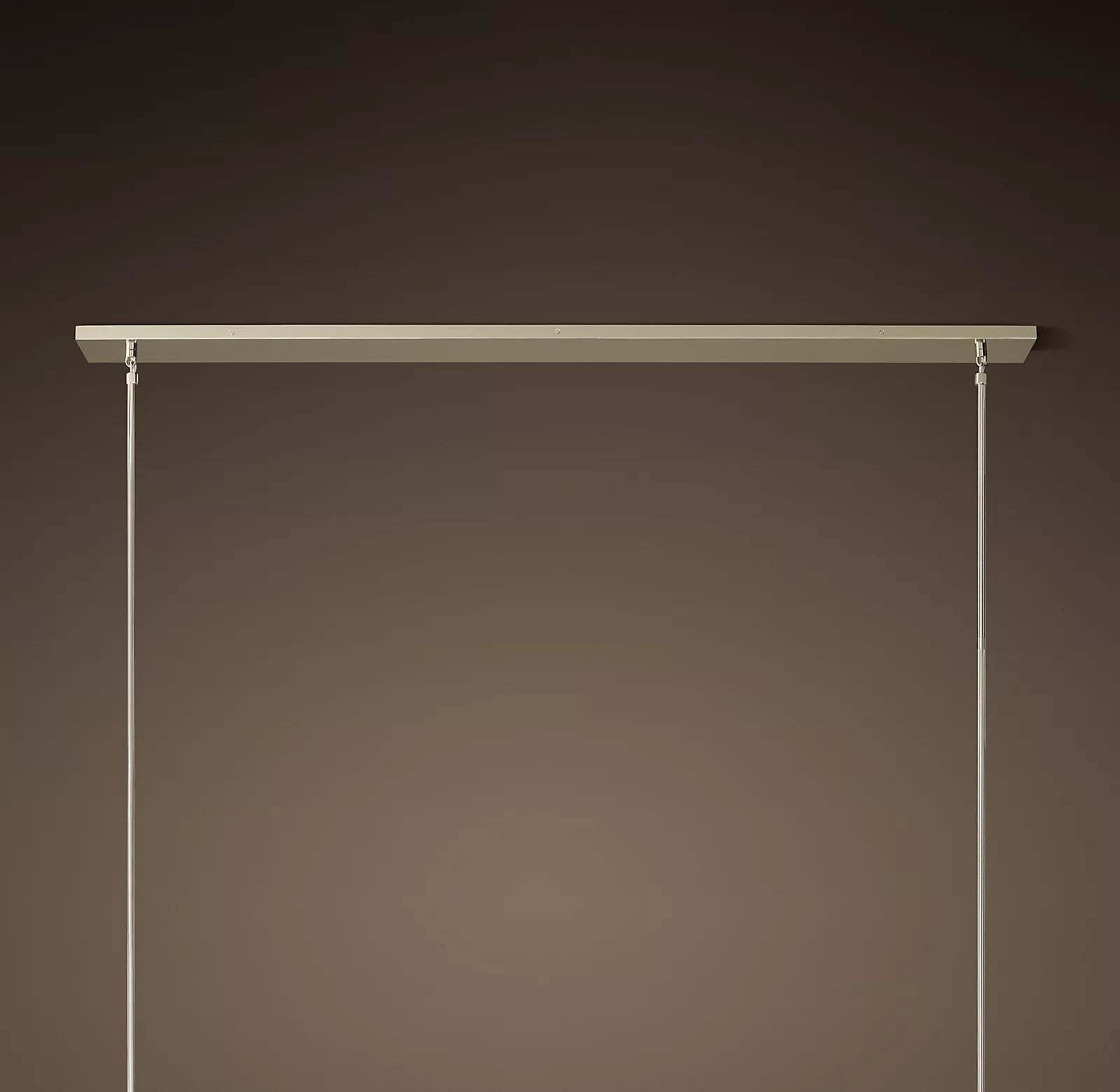 Bille Crystal Ball Linear Chandelier 60"