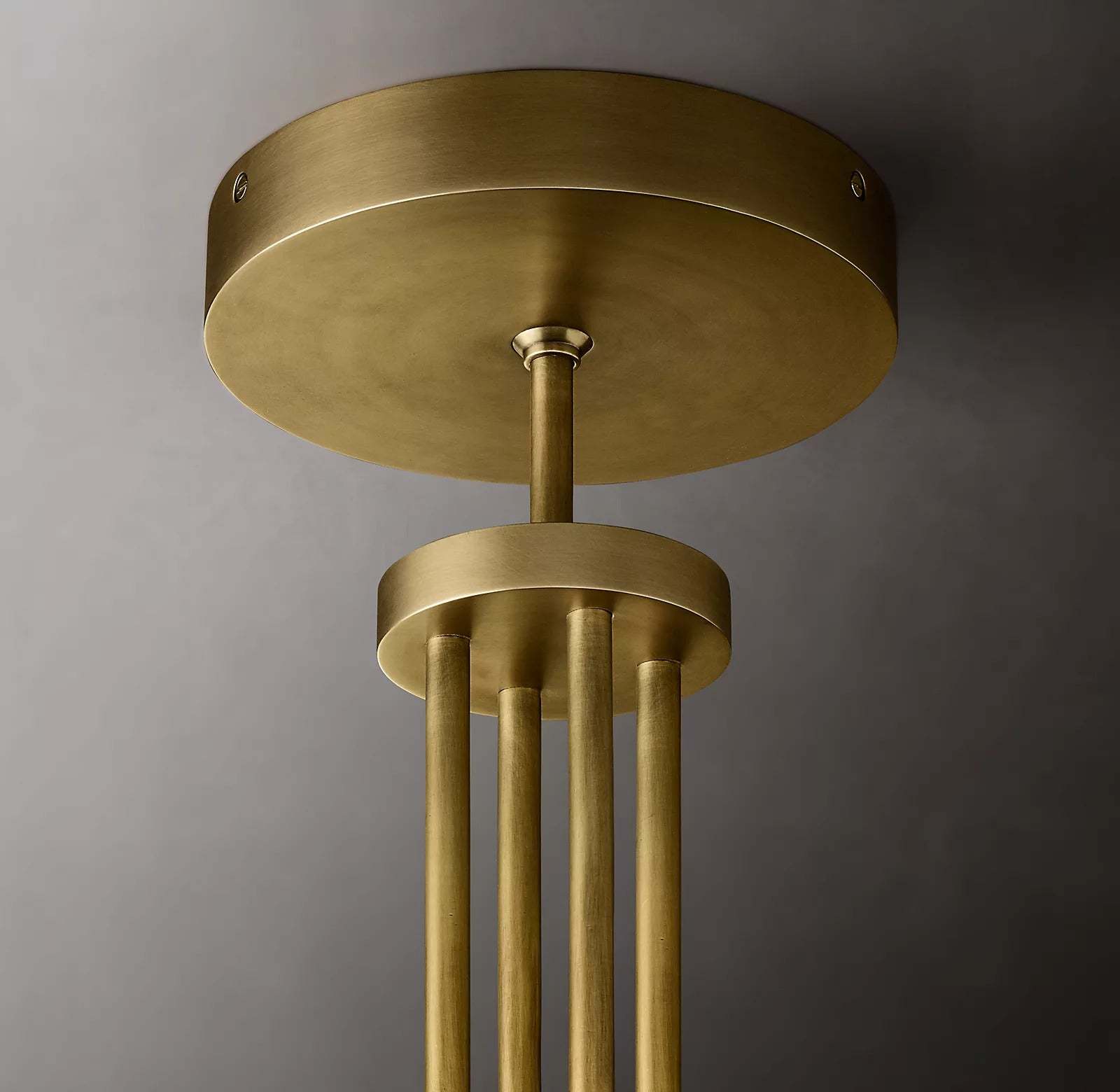 Candlestack Round Chandelier 36"