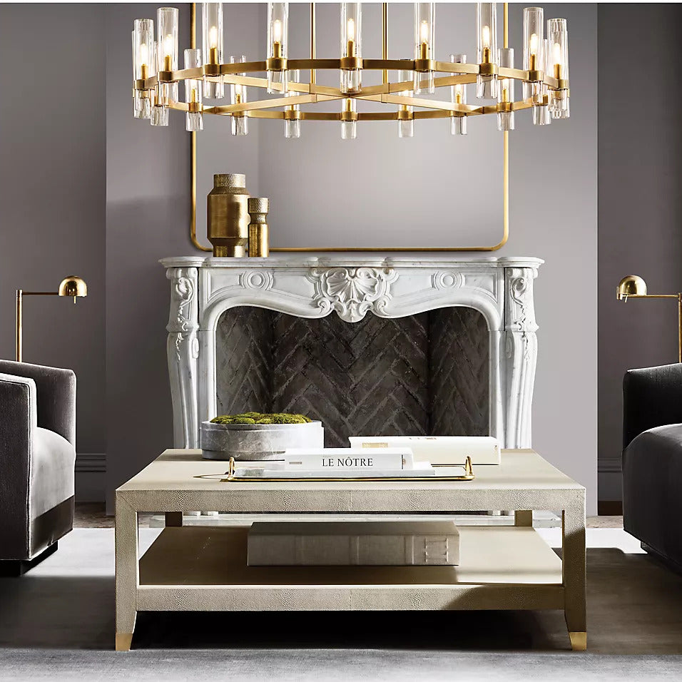 Ravalle Glass Round Chandelier 60"