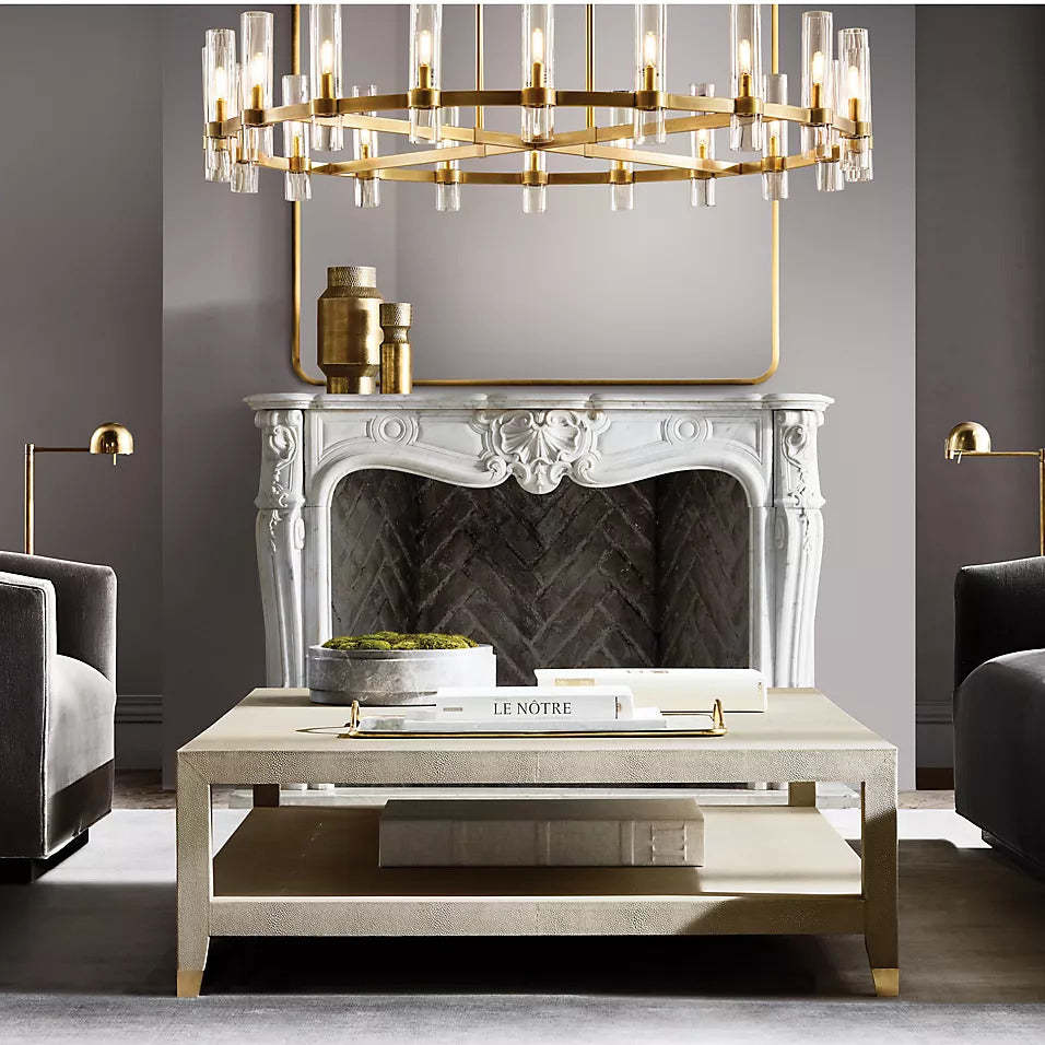 Ravalle Glass Round Chandelier 60"