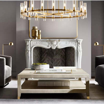 Ravalle Glass Round Chandelier 60"