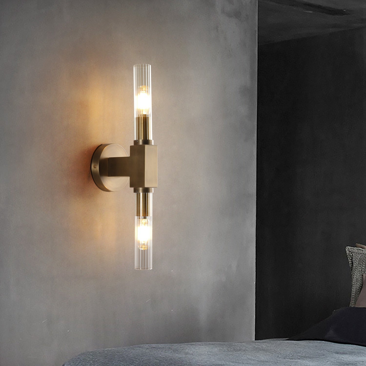 Candlestack Linear Sconce 16"