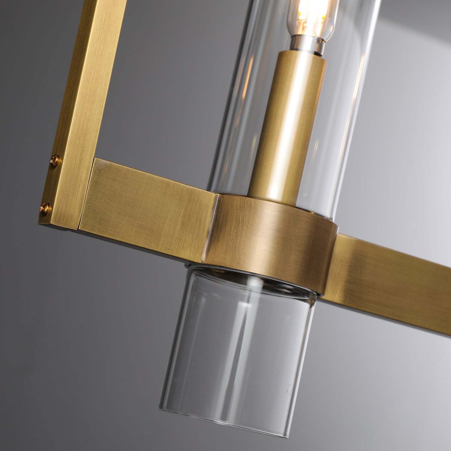 Ravalle Glass Linear Chandelier 72" L