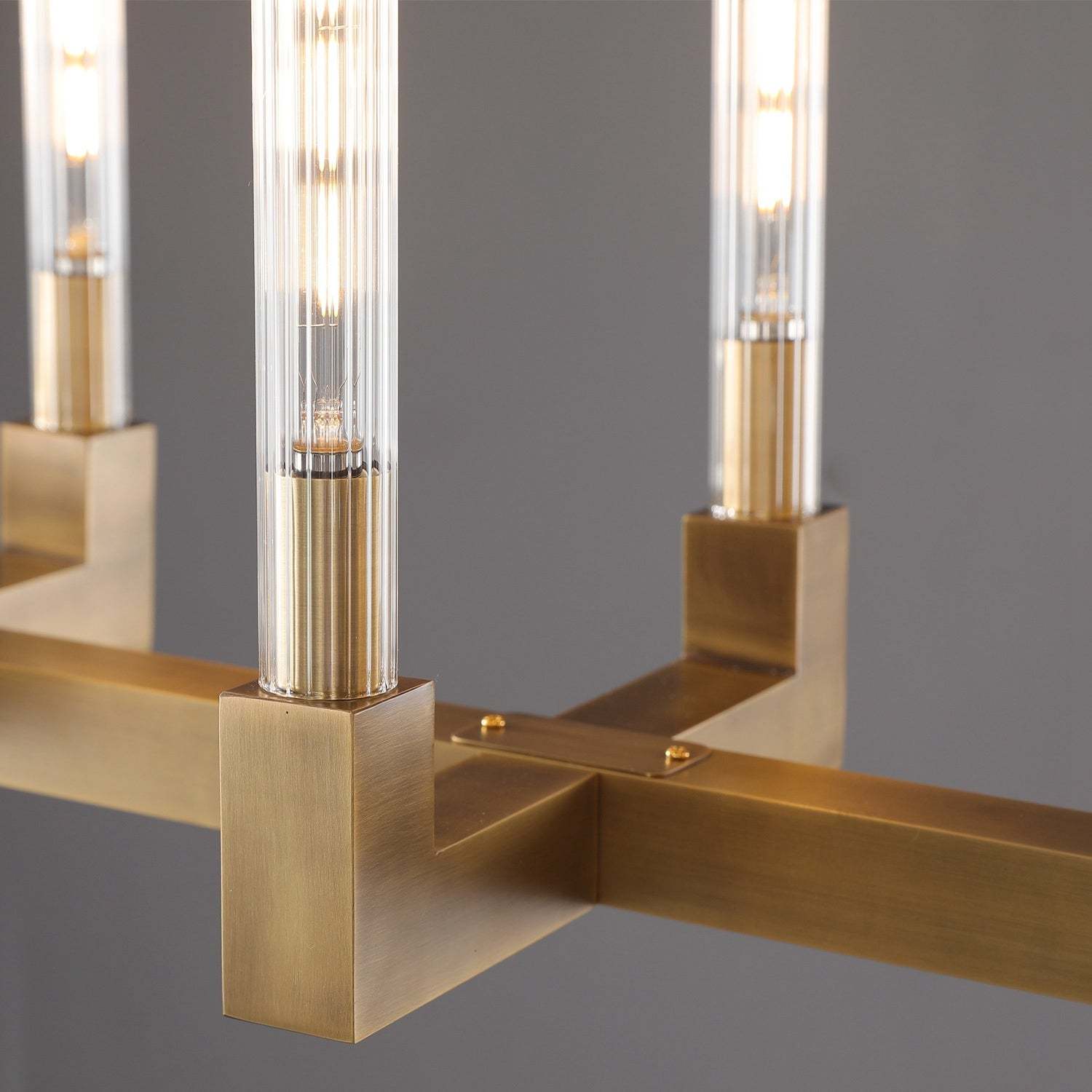 Candlestack Linear Chandelier 67"Linear