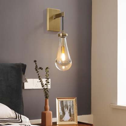 Rain Glass Wall Sconce Cord