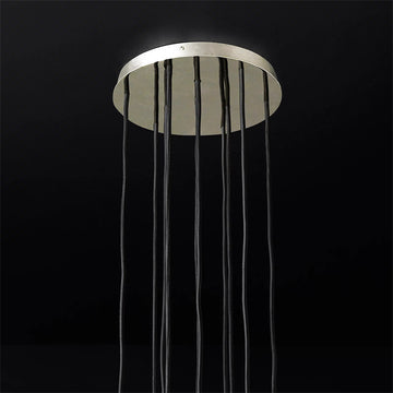 Bille Crystal Ball Cluster Chandelier 14"