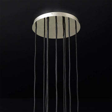 Bille Crystal Ball Cluster Chandelier 14"