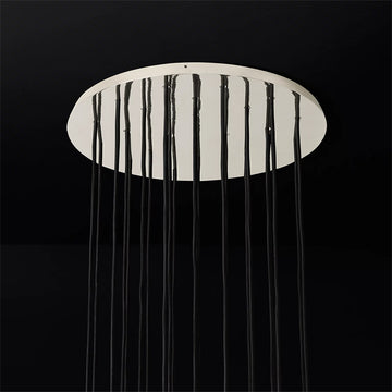 Bille Crystal Ball Cluster Chandelier 24"