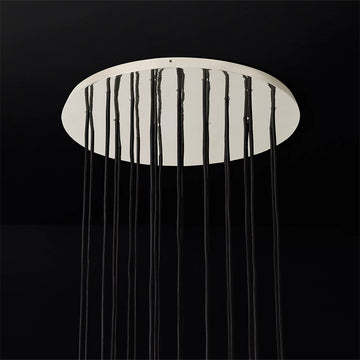 Bille Crystal Ball Cluster Chandelier 24"