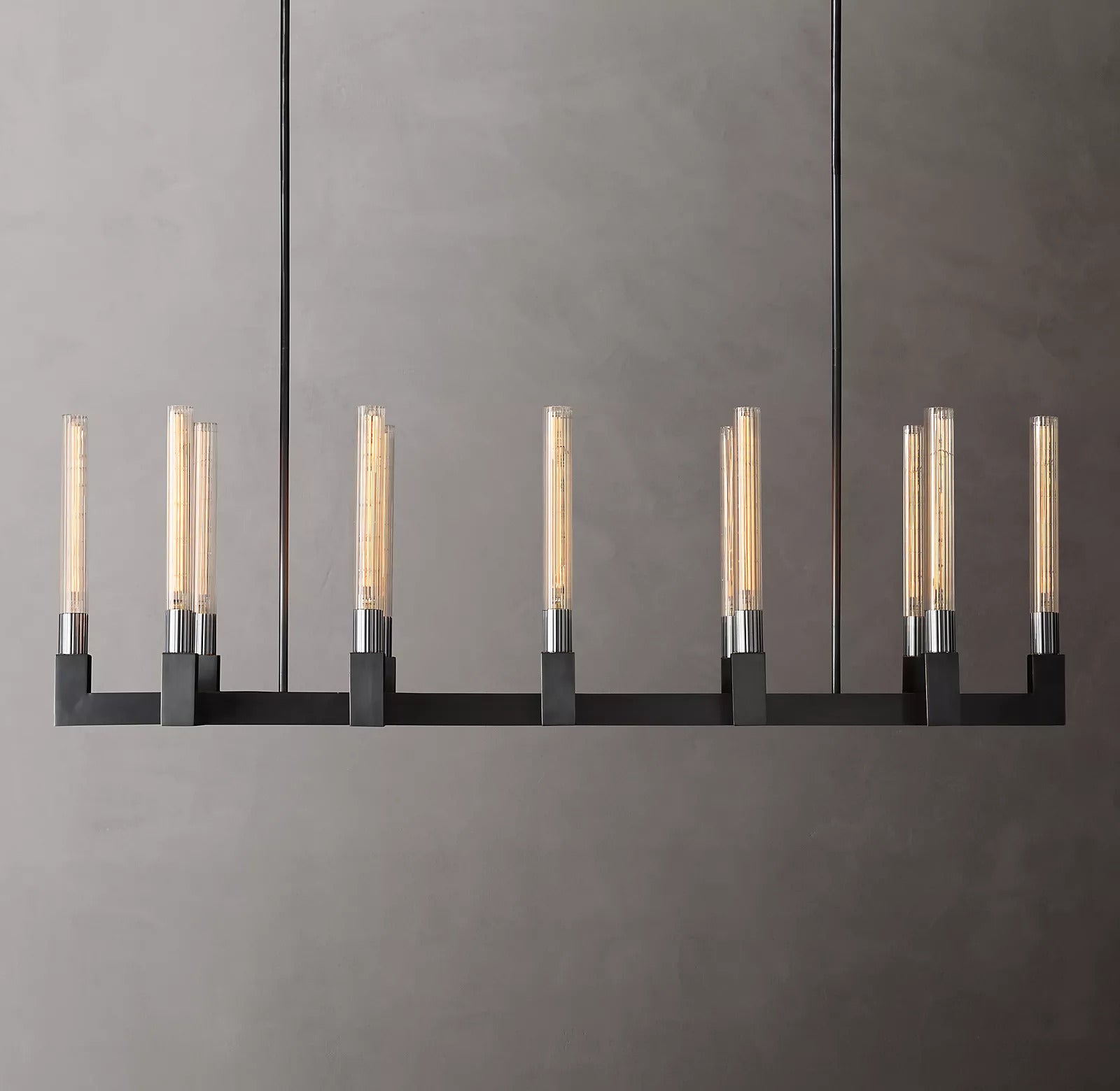 Candlestack Linear Chandelier 55"