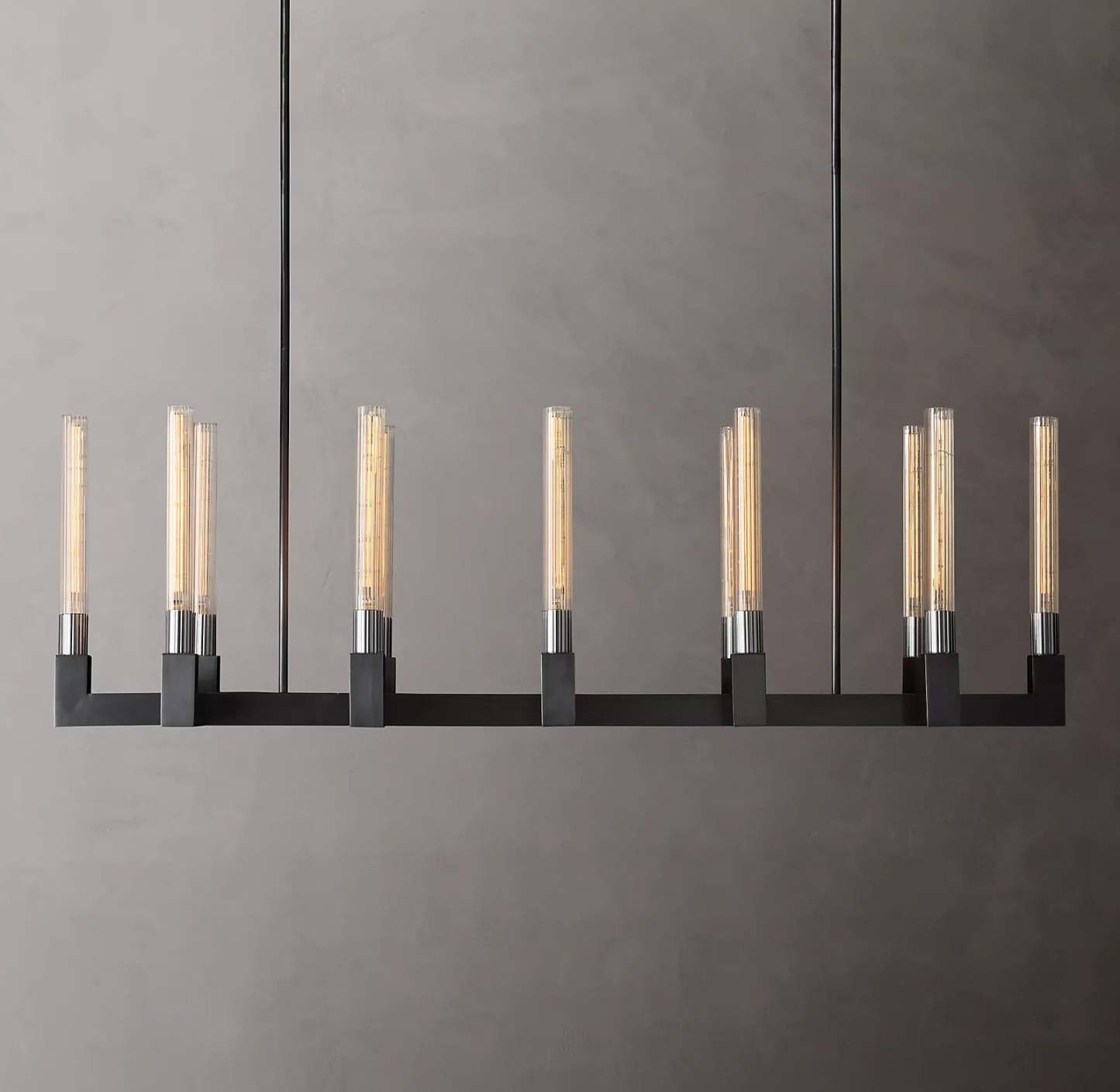 Candlestack Linear Chandelier 55"