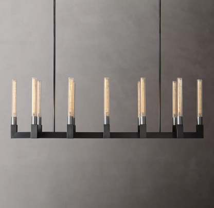 Candlestack Linear Chandelier 55"