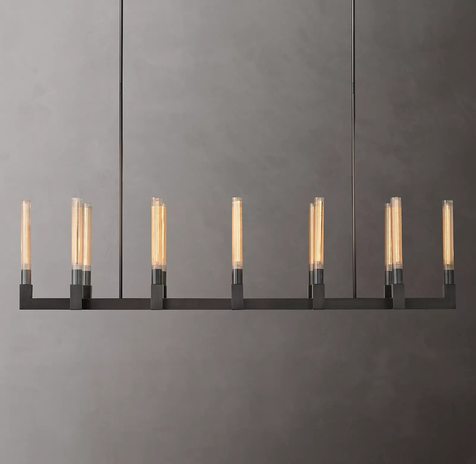 Candlestack Linear Chandelier 67"Linear