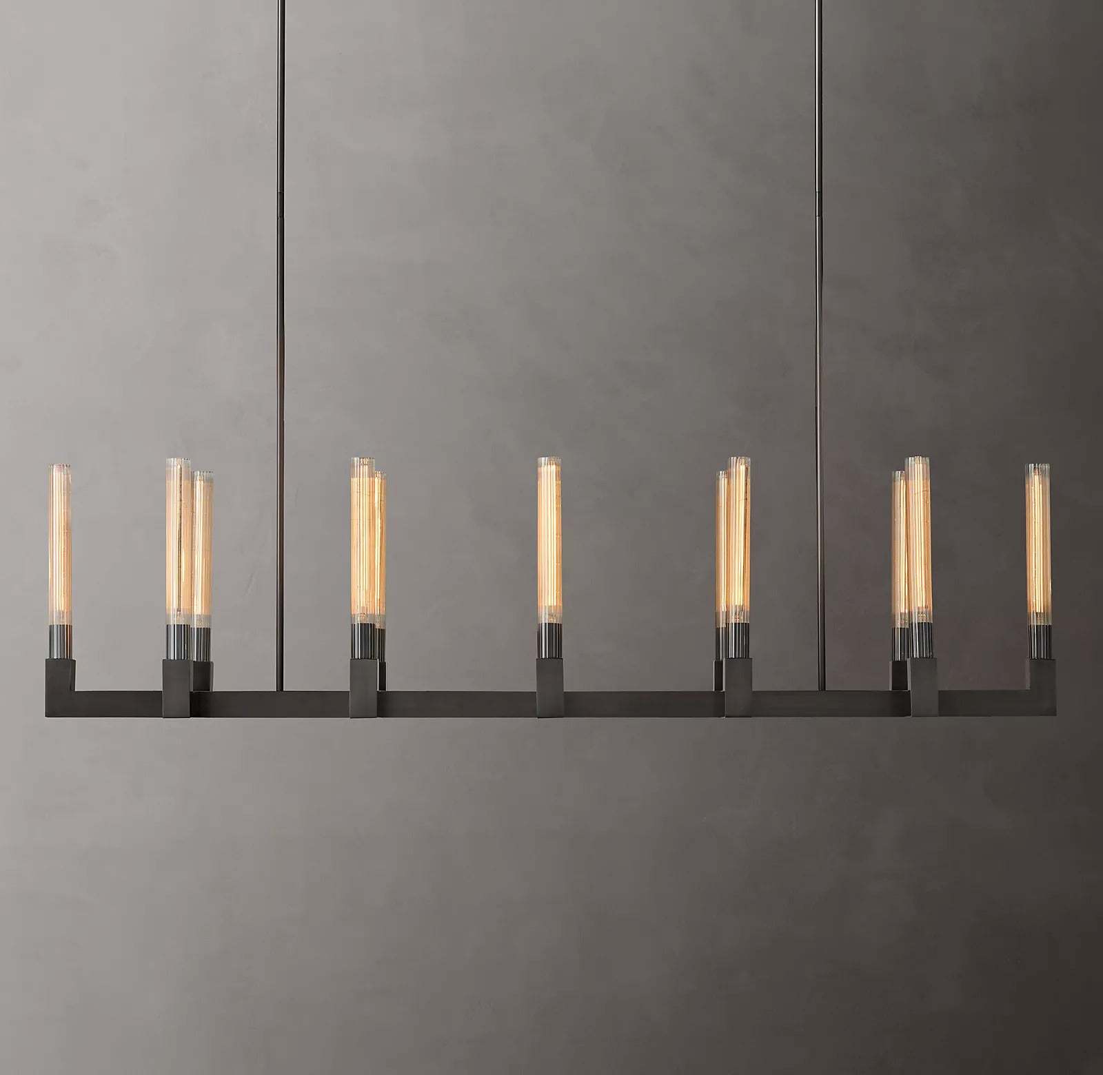 Candlestack Linear Chandelier 67"Linear