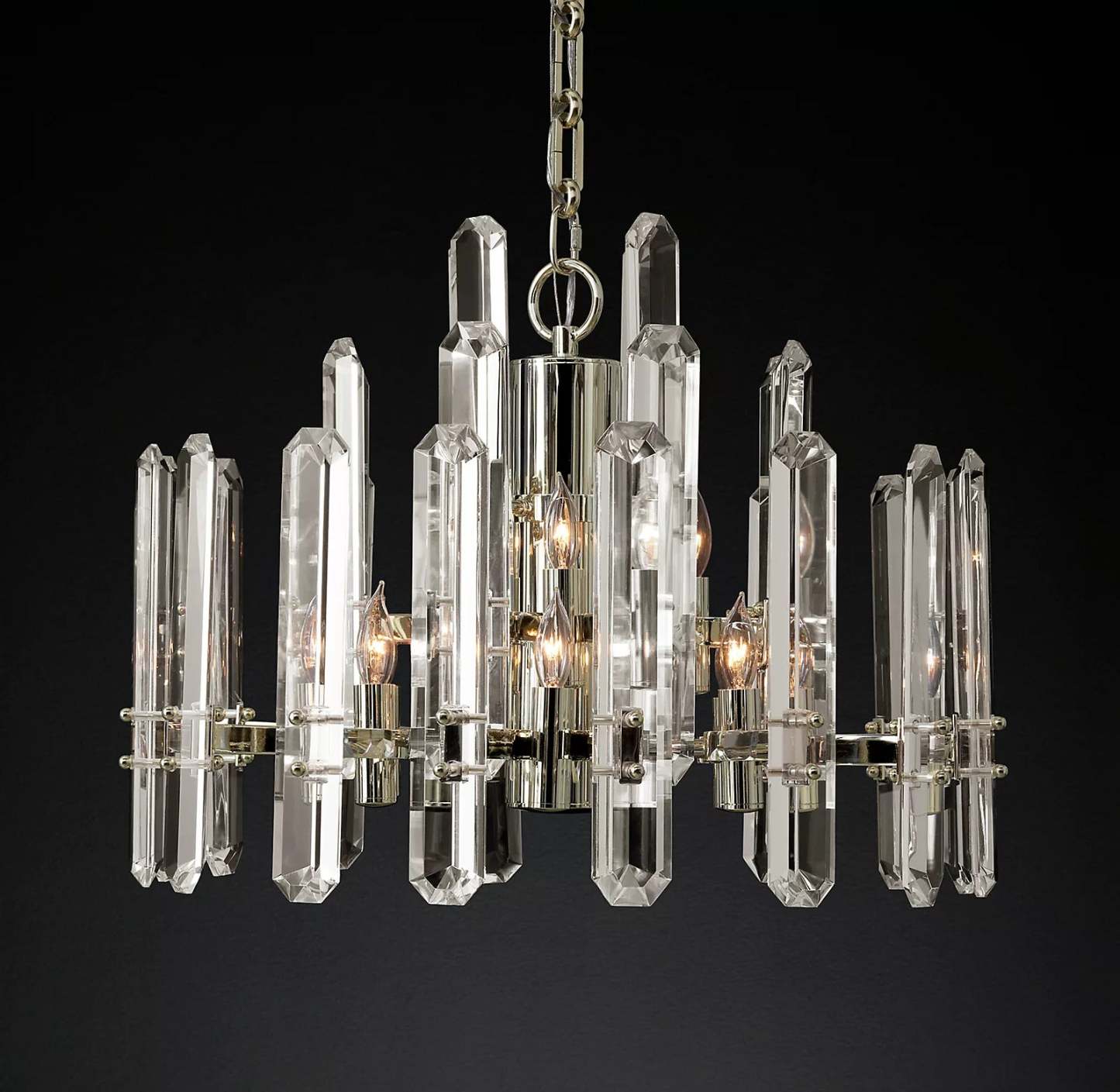 Bonningtong Crystal Round Chandelier 24"