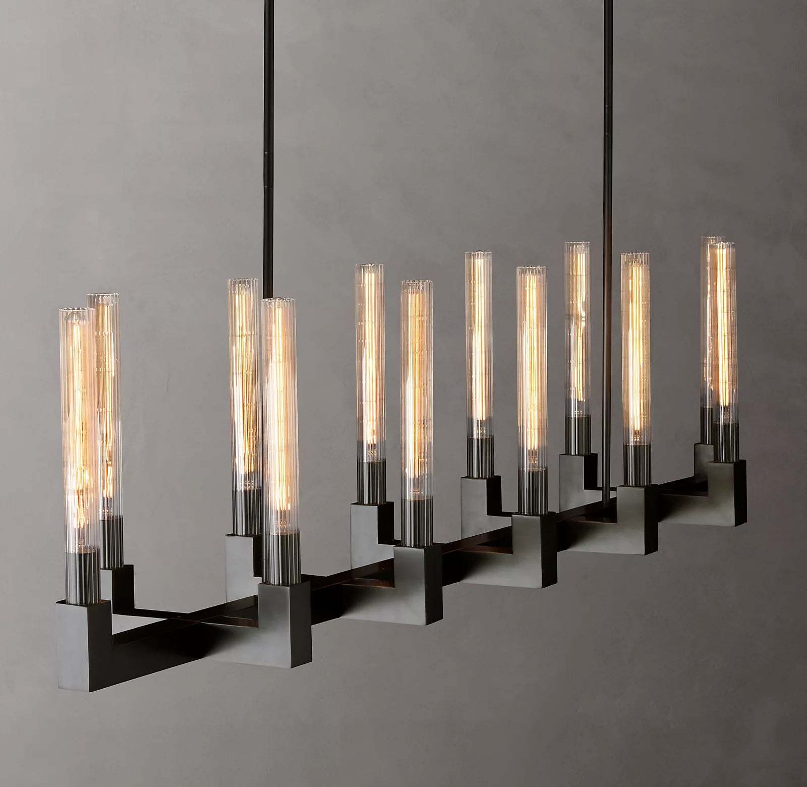 Candlestack Linear Chandelier 67"Linear