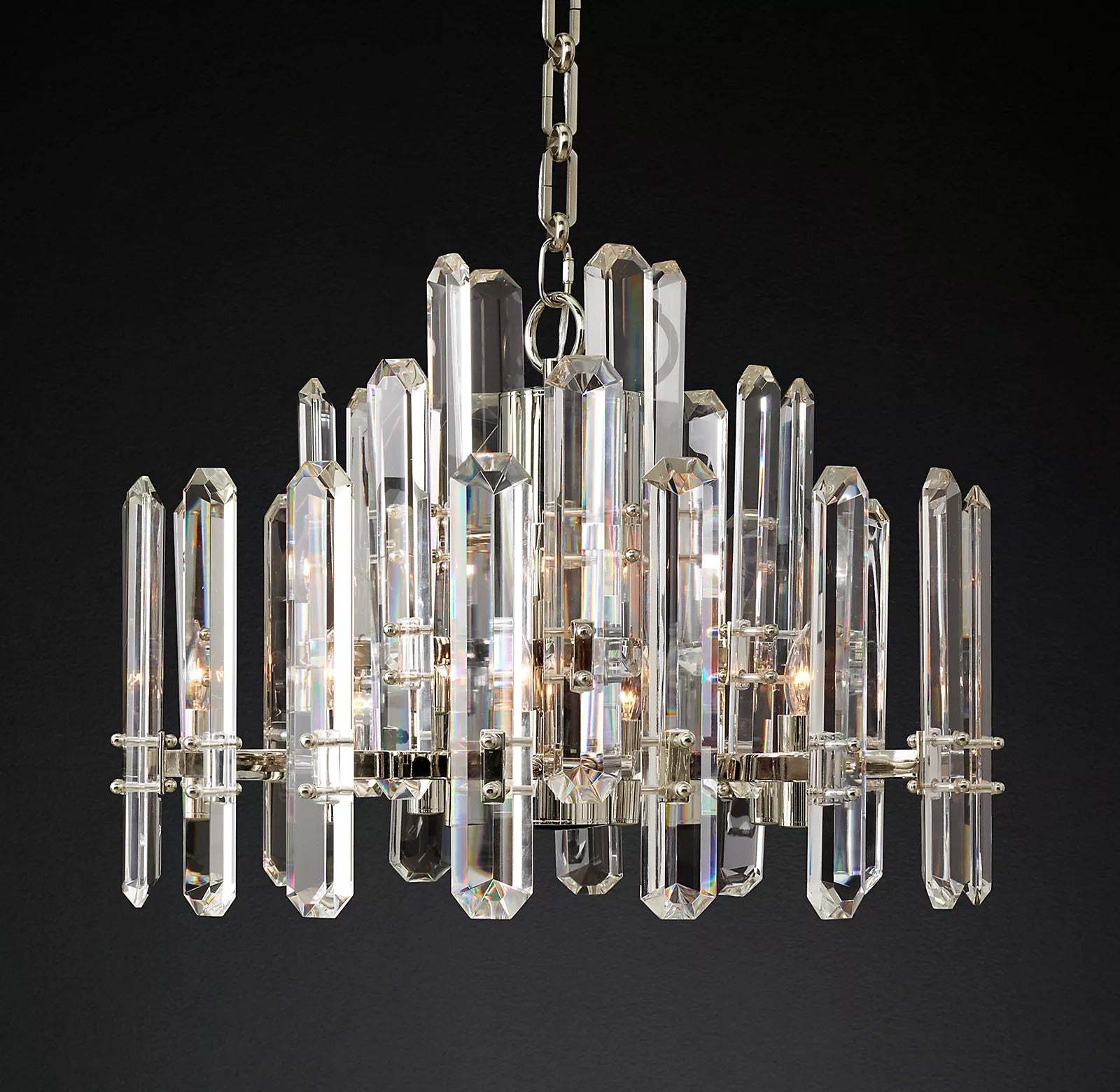 Bonningtong Crystal Round Chandelier 24"