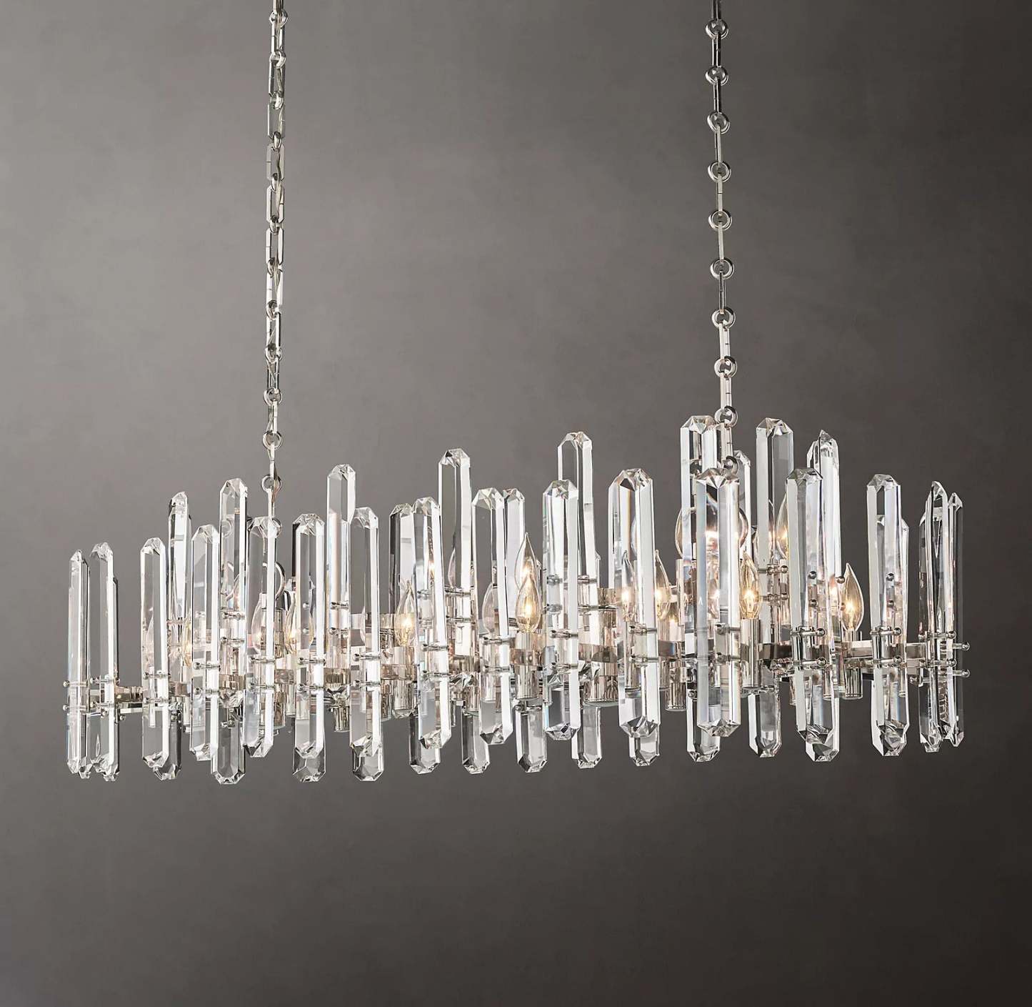 Bonningtong Crystal  Rectangle Chandelier 54"