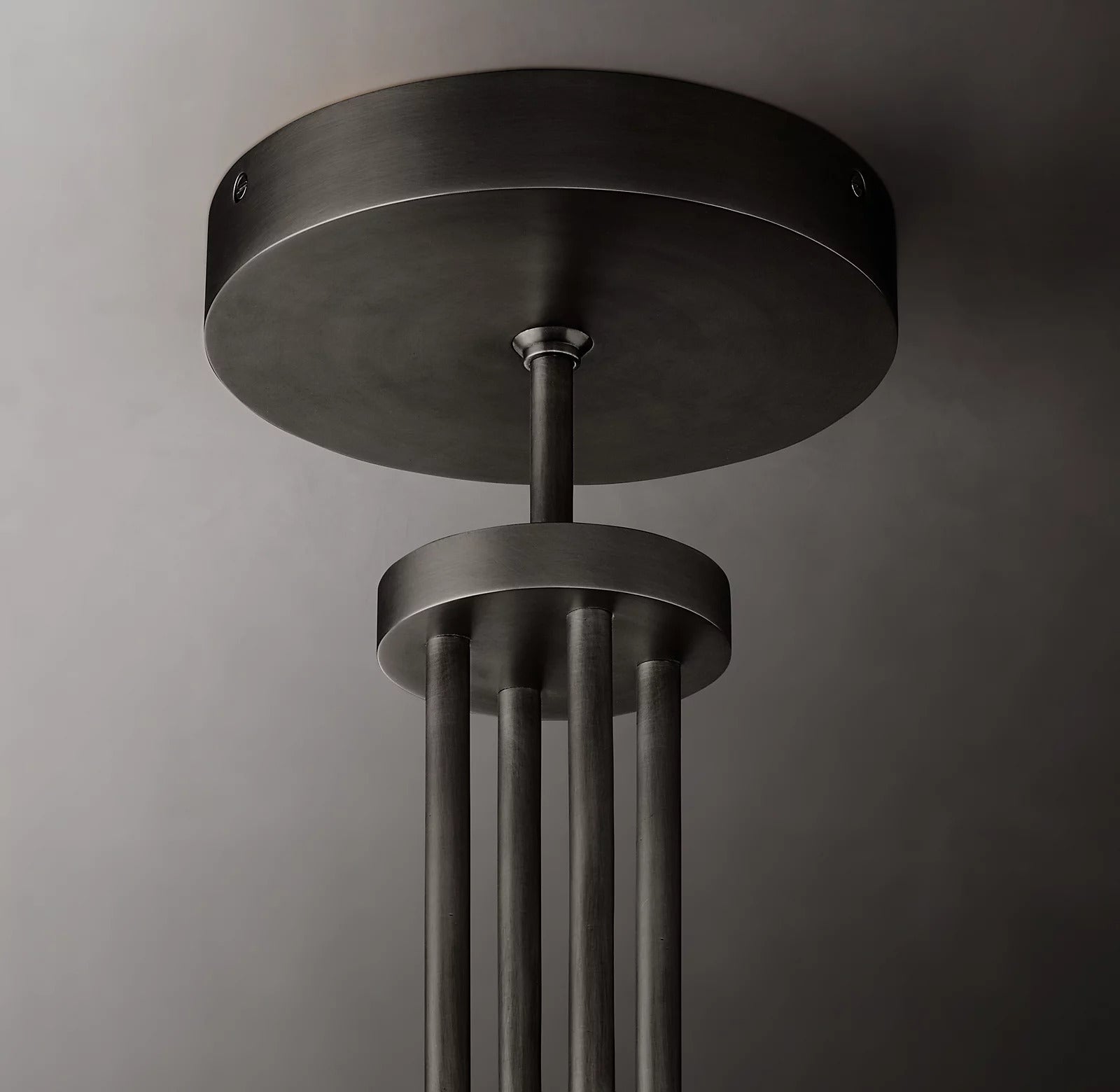 Candlestack Round Chandelier 36"
