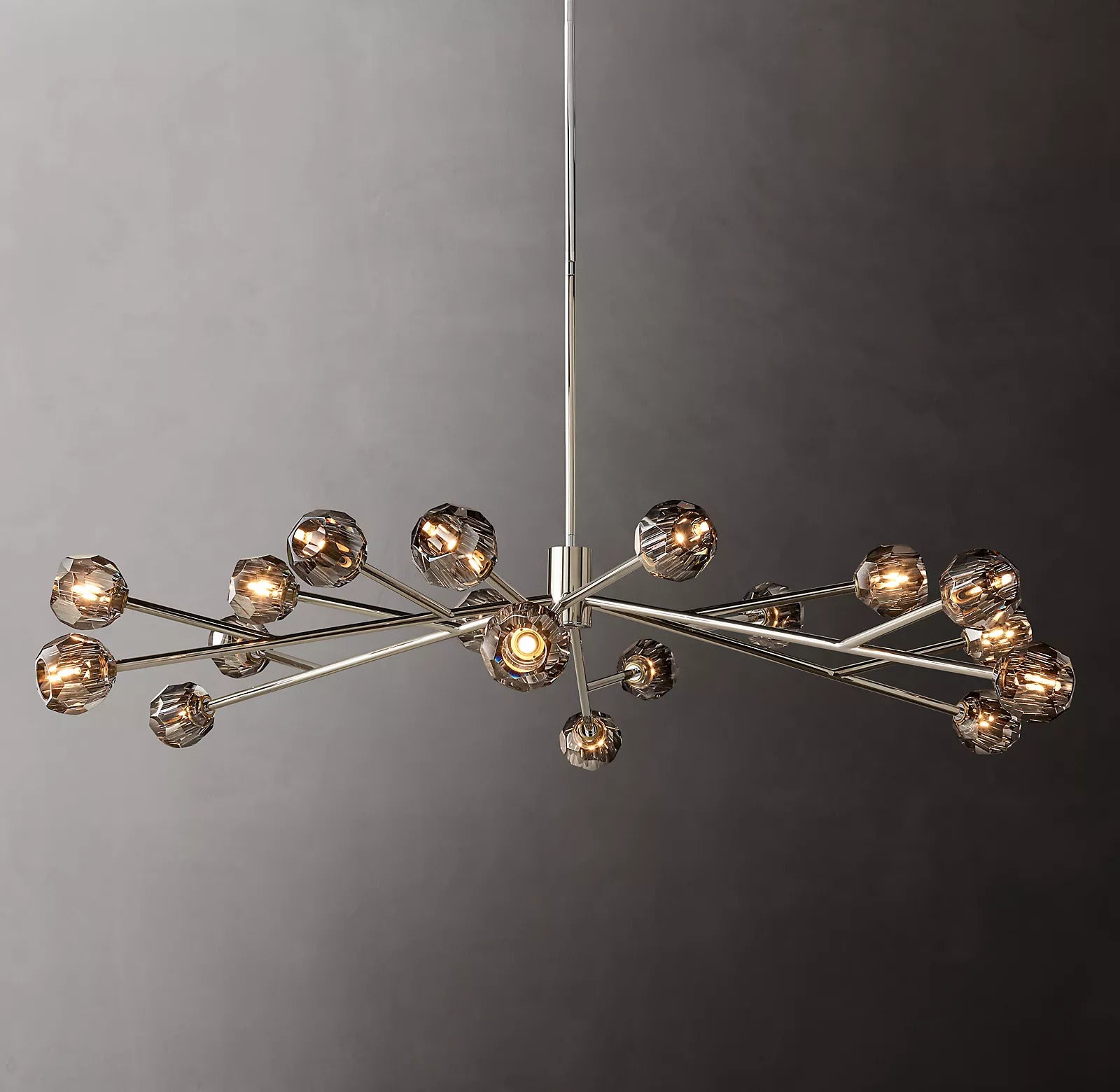 Bille Crystal Ball Round Chandelier 60"