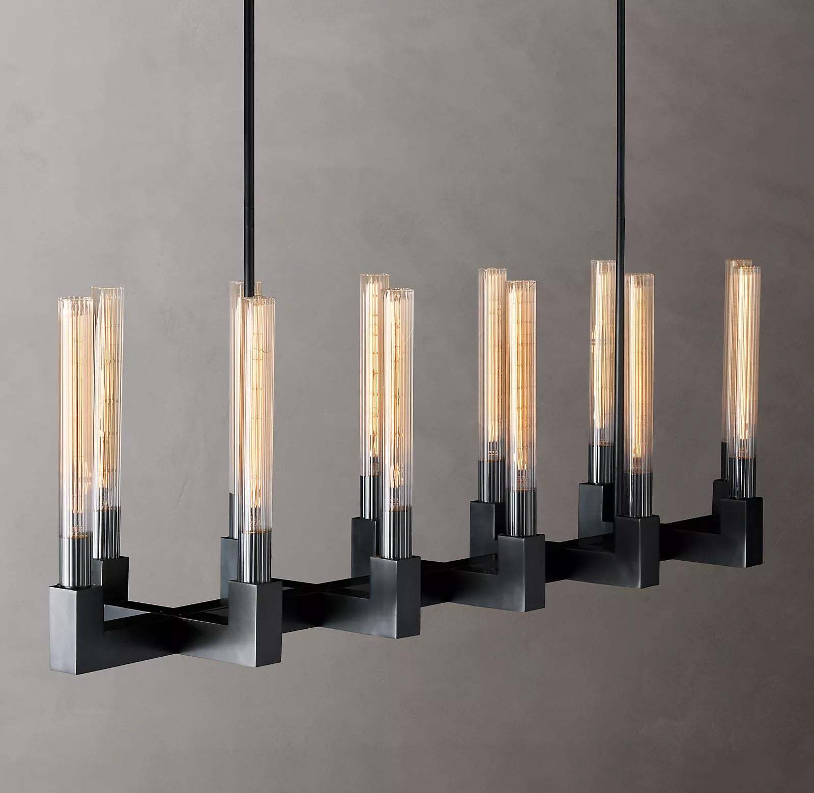 Candlestack Linear Chandelier 55"