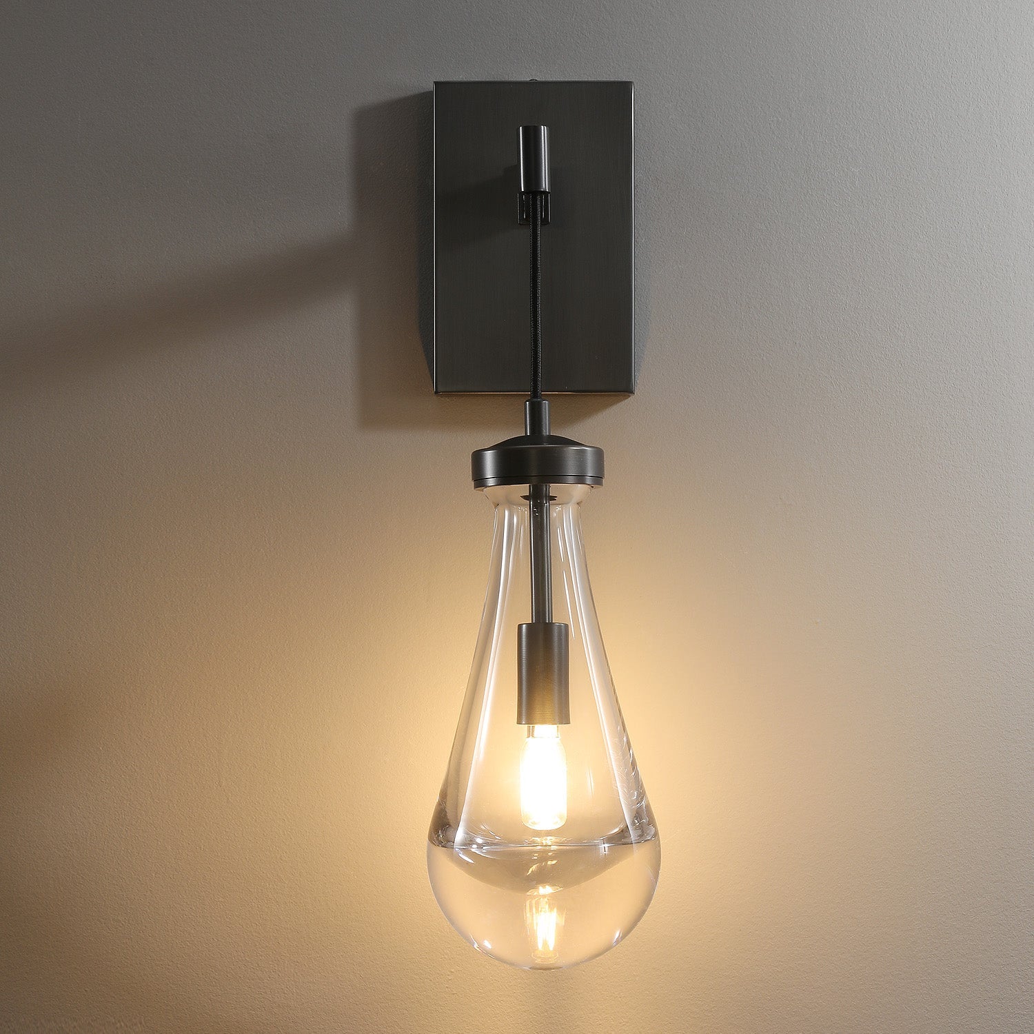 Rain Glass Wall Sconce Cord