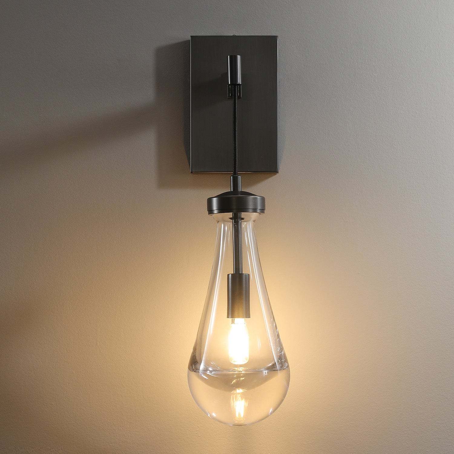 Rain Glass Wall Sconce Cord