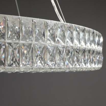 Clear Crystal Ring Chandelier