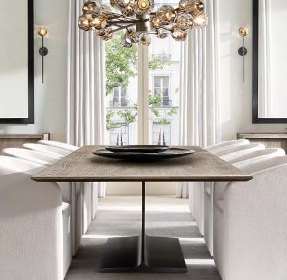Bille Crystal Ball Round Chandelier 36"