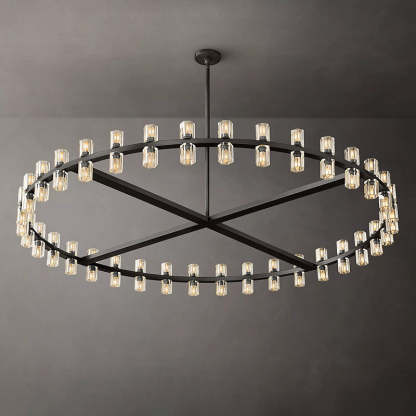 Arcahonk Crystal Round Chandelier 60"