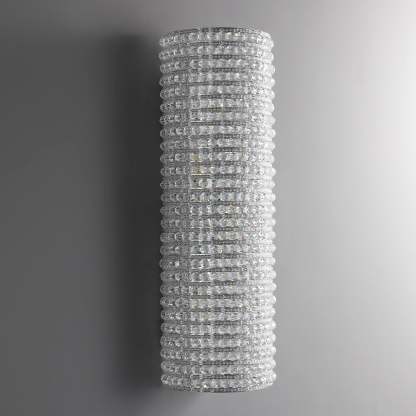 Holo Clearly Crystal Beads Wall Sconce 21"Height
