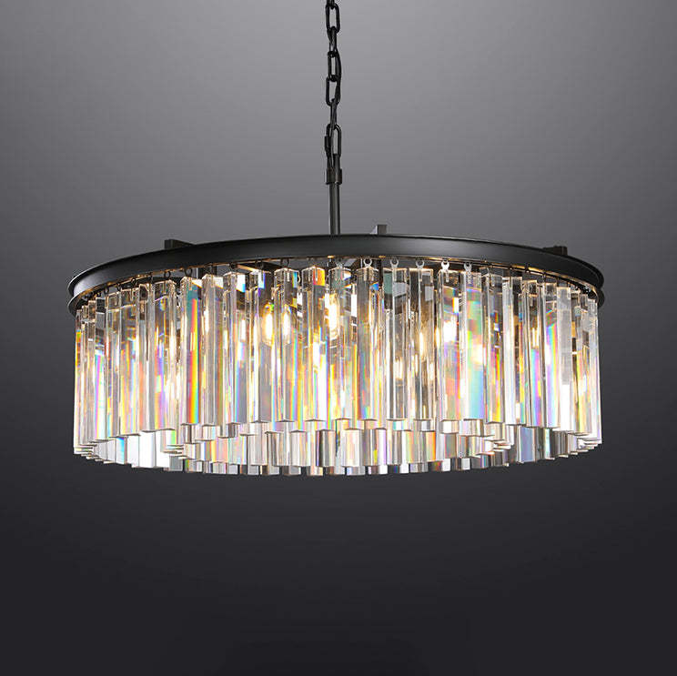 Rhysis Crystal Round Chandelier 43"