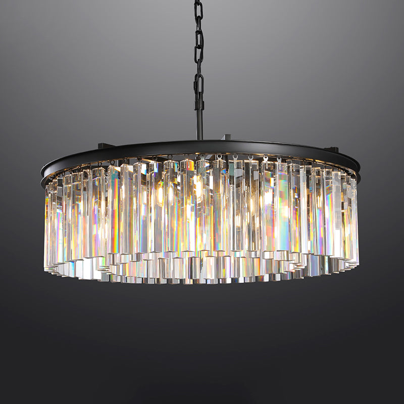 Odeon Crystal Round Chandelier 32"