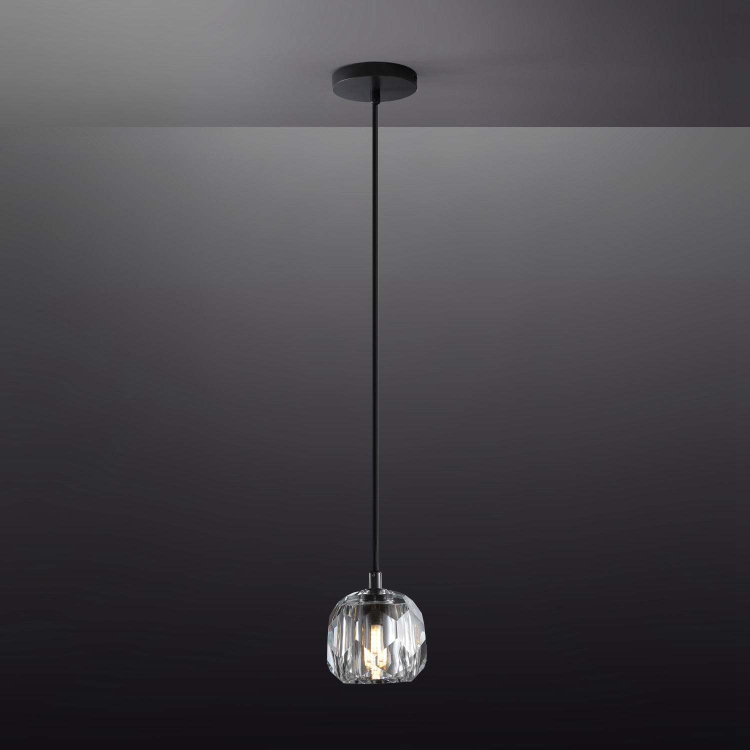 Bille Clear Crystal Double Ball  Pendant Lighting