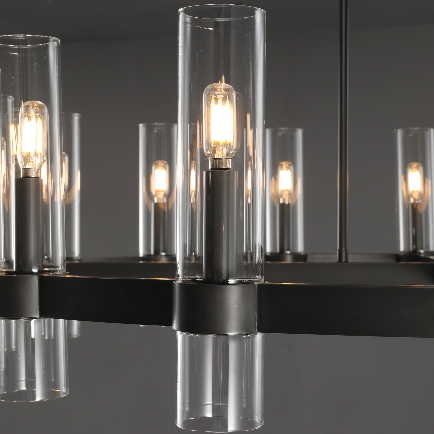 Ravalle Glass Round Chandelier 48"