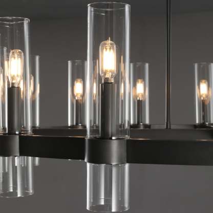 Ravalle Glass Round Chandelier 48"