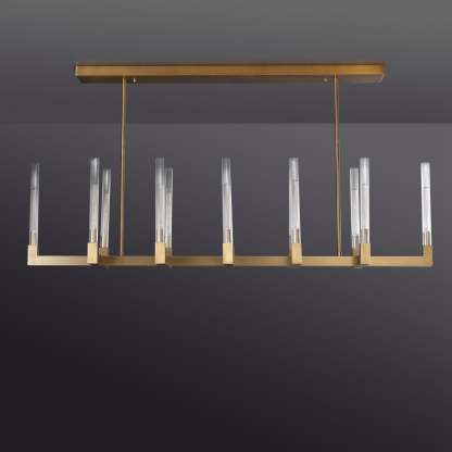 Candlestack Linear Chandelier 67"Linear