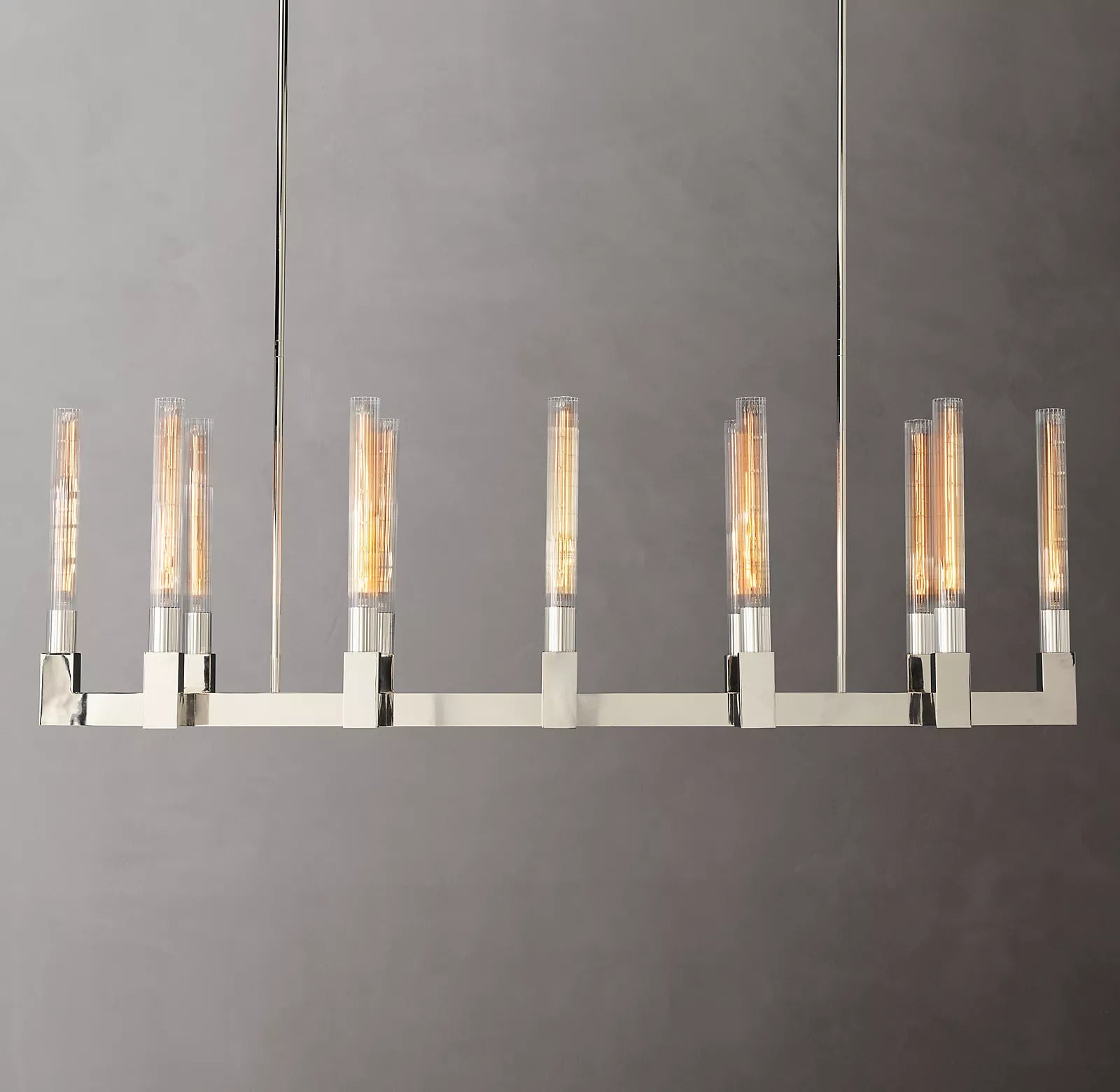 Candlestack Linear Chandelier 55"