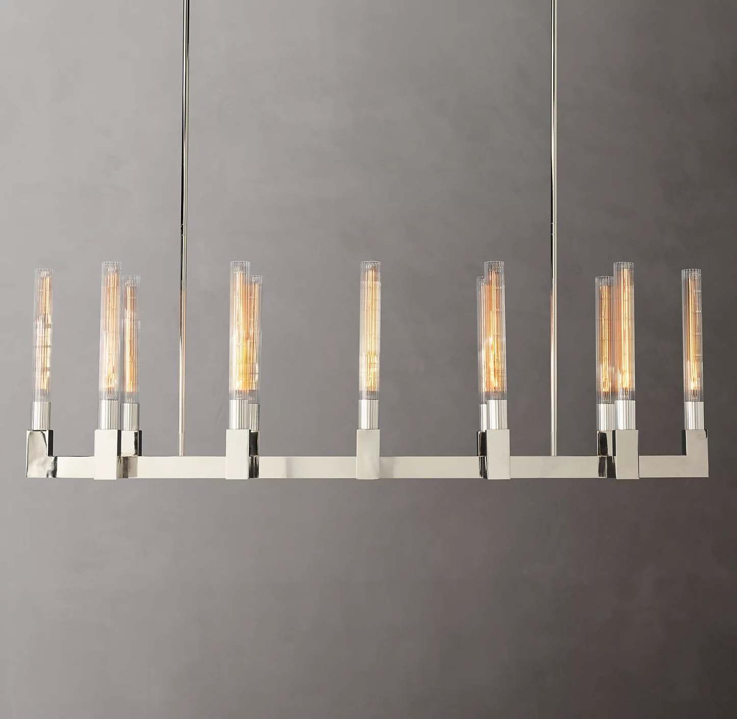 Candlestack Linear Chandelier 55"