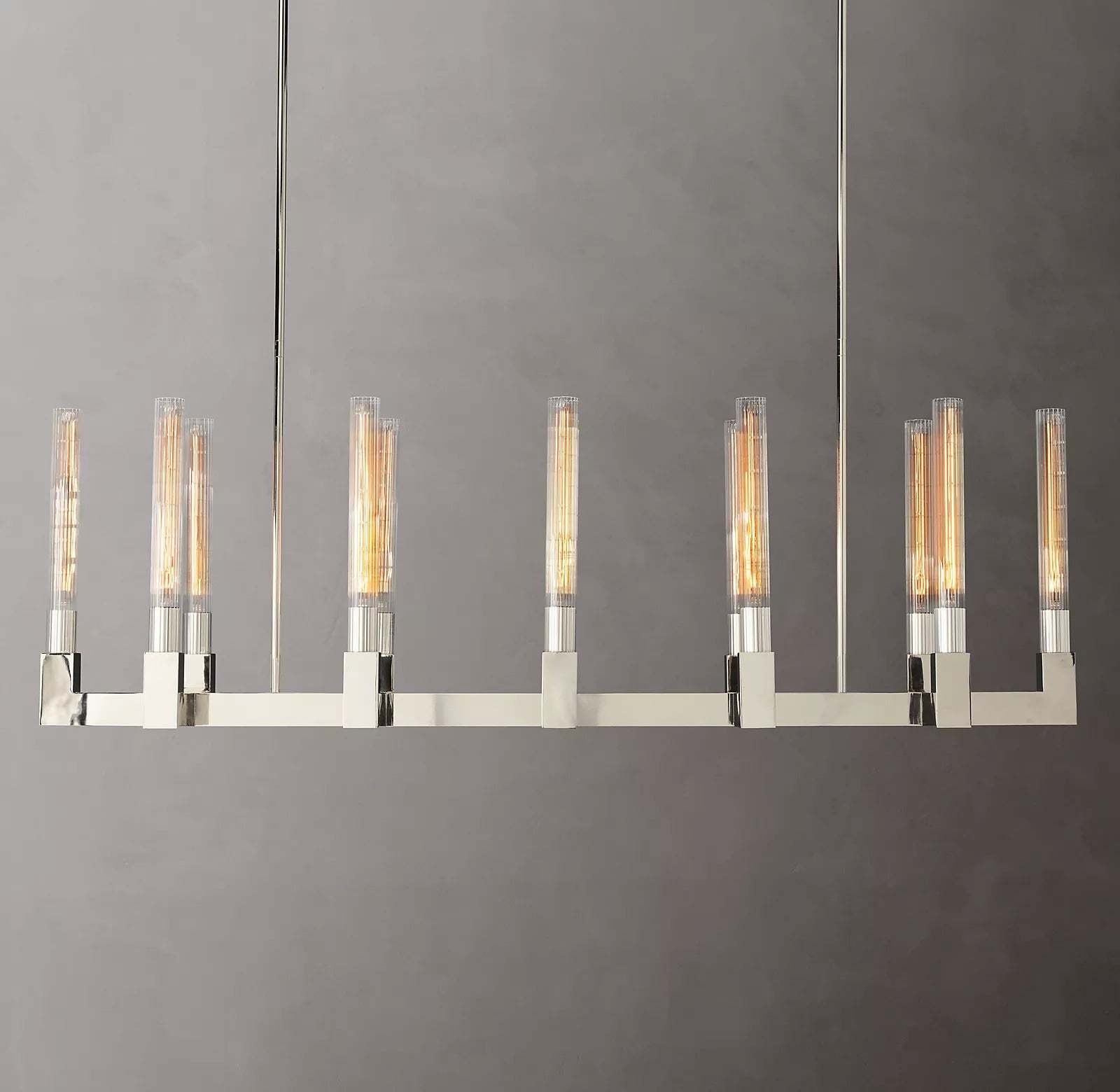 Candlestack Linear Chandelier 55"