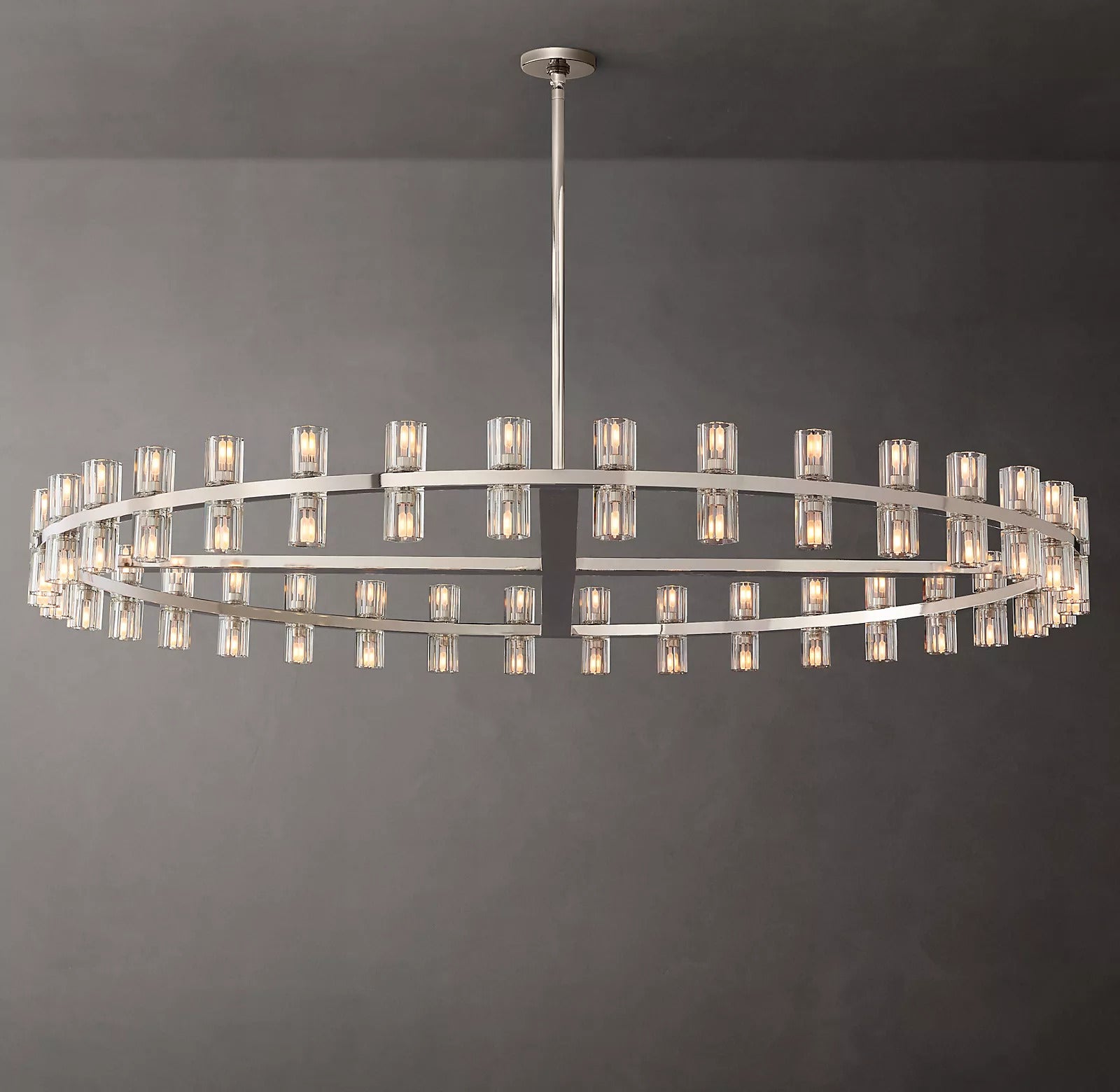 Arcahonk Crystal Round Chandelier 60"