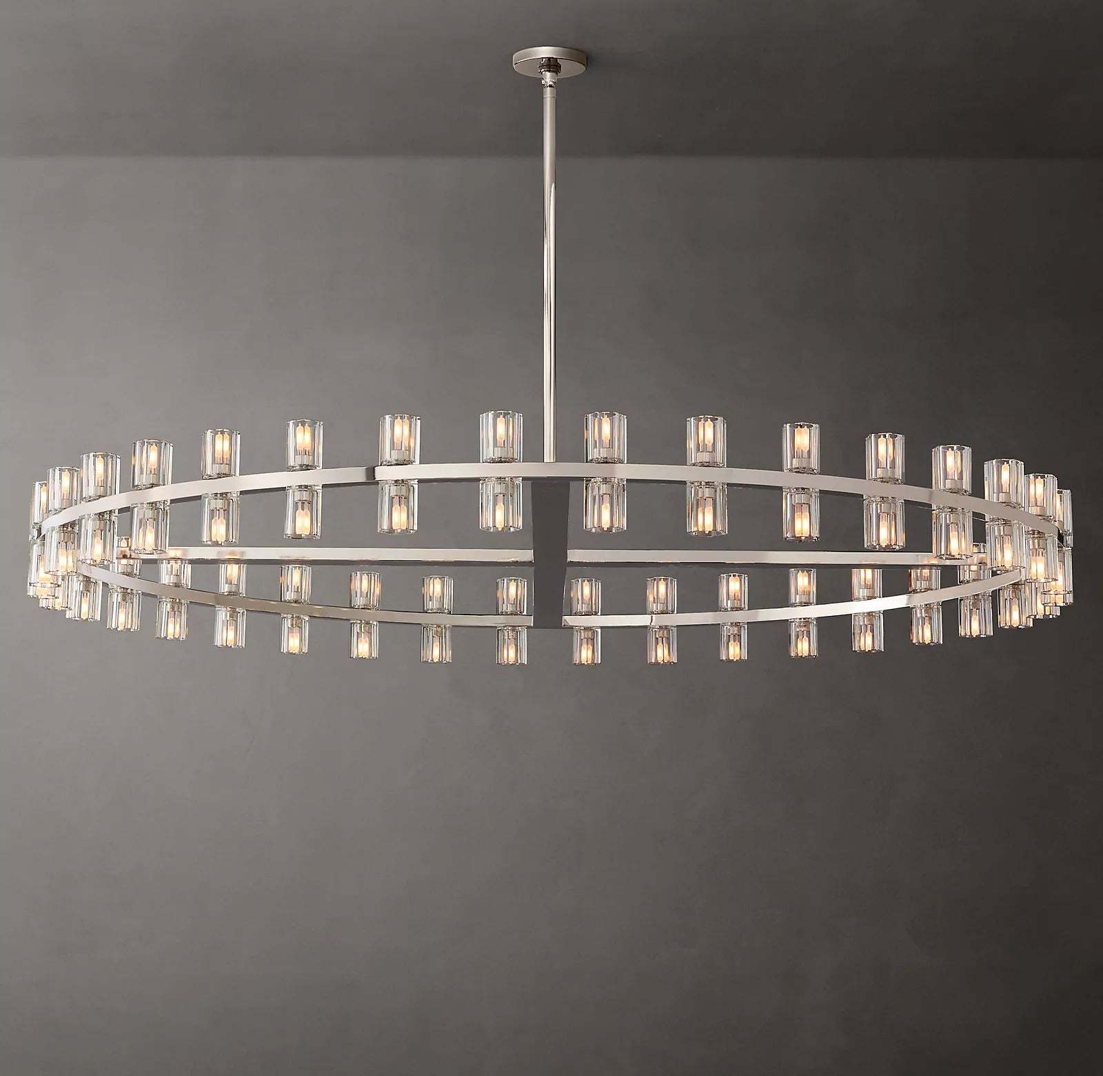 Arcahonk Crystal Round Chandelier 60"