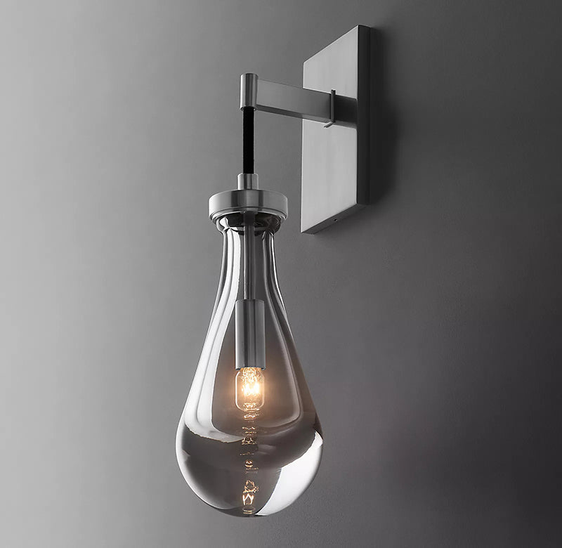 Rain Glass Wall Sconce Cord