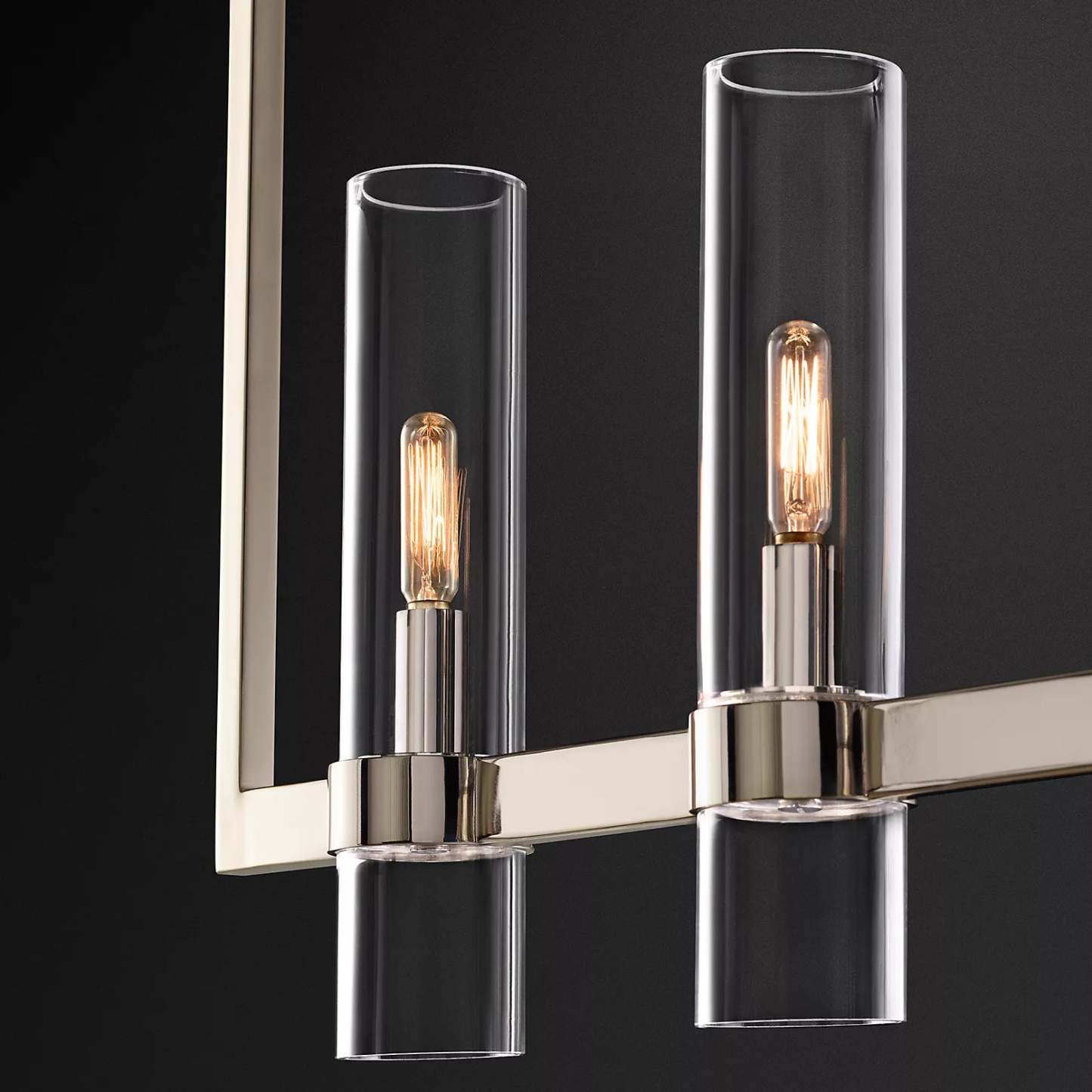 Ravalle Glass Linear Chandelier 72" L