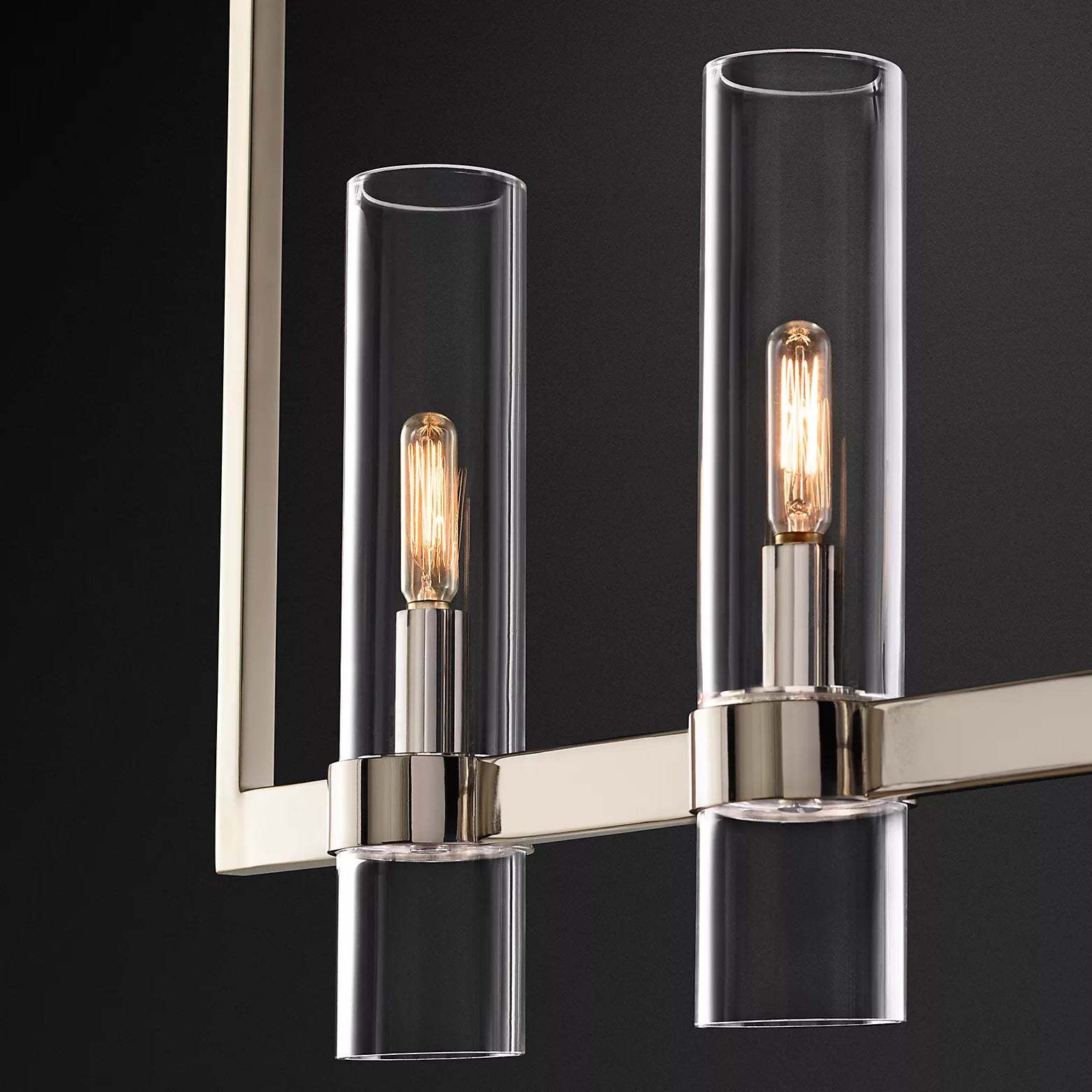 Ravalle Glass Linear Chandelier 72" L