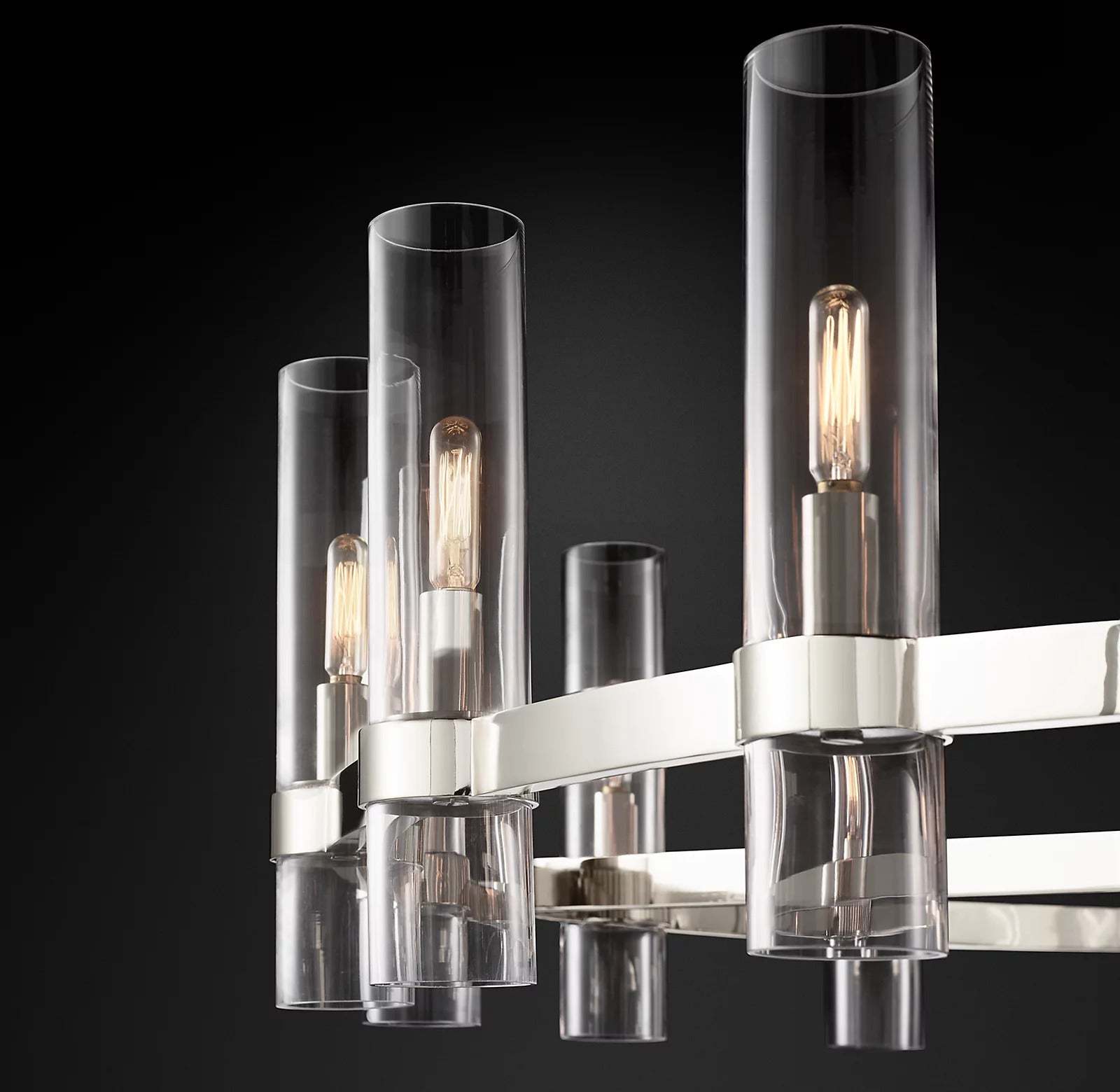 Ravalle Glass Round Chandelier 48"